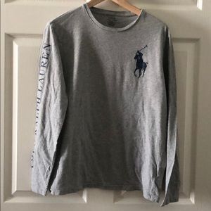 Large polo long sleeve T-shirt